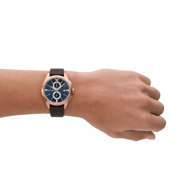 Relógio Emporio Armani Claudio Cronógrafo - AR11554B1 D1NX Azul 2