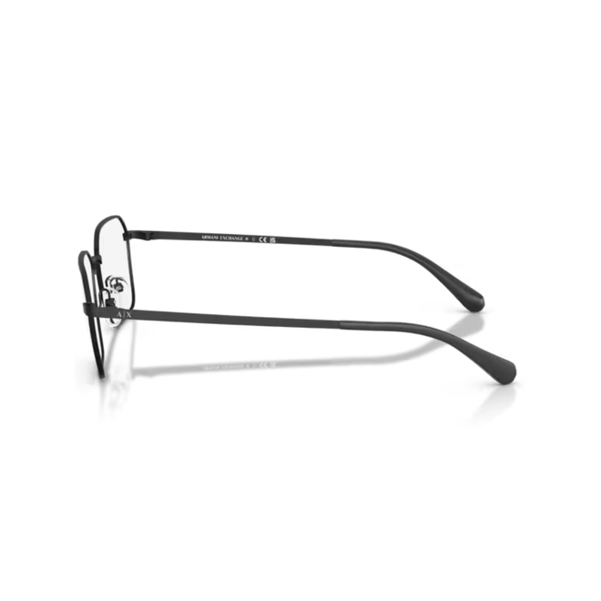 Óculos de Grau Armani Exchange 0AX1079 6000 53 Metal Preto Fosco 3