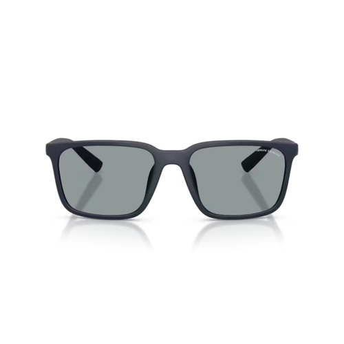 Óculos de Sol Armani Exchange 0AX4172SU 8181/157 Acetato Azul Fosco com lentes na cor Cinza