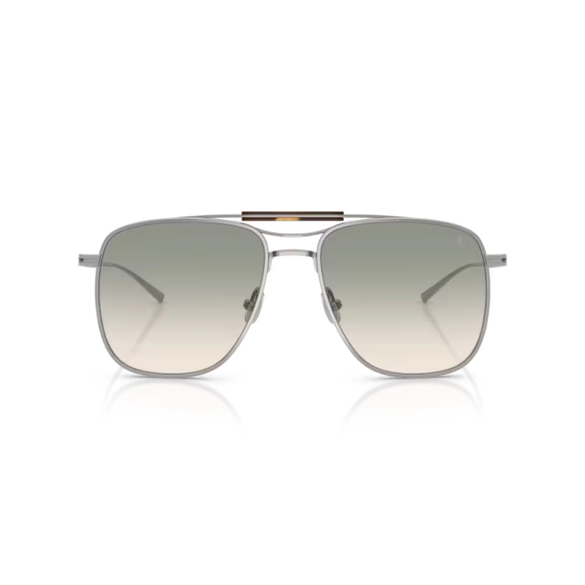 Óculos de Sol Brunello Cucinelli 0BC2024ST 50012C58 Titânio Prata com lentes na cor Verde 2