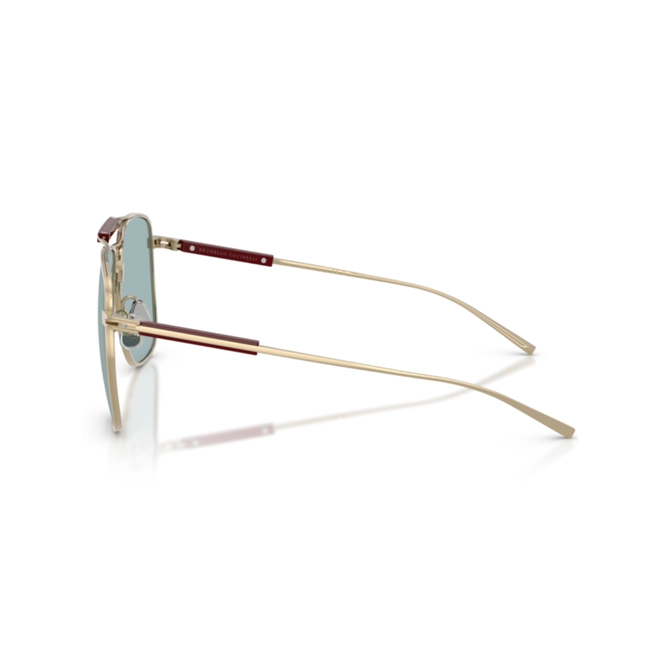 Óculos de Sol Brunello Cucinelli 0BC2024ST 500167C58 Titânio Dourado com lentes na cor Azul Espelhado 4