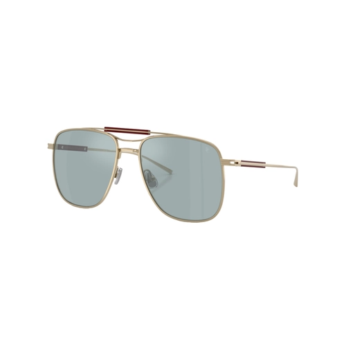 Óculos de Sol Brunello Cucinelli 0BC2024ST 500167C58 Titânio Dourado com lentes na cor Azul Espelhado