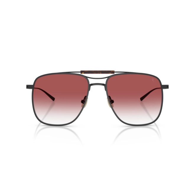 Óculos de Sol Brunello Cucinelli 0BC2024ST 50228H58 Titânio Preto com lentes na cor Violeta Degradê 2
