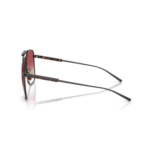 Óculos de Sol Brunello Cucinelli 0BC2024ST 50228H58 Titânio Preto com lentes na cor Violeta Degradê