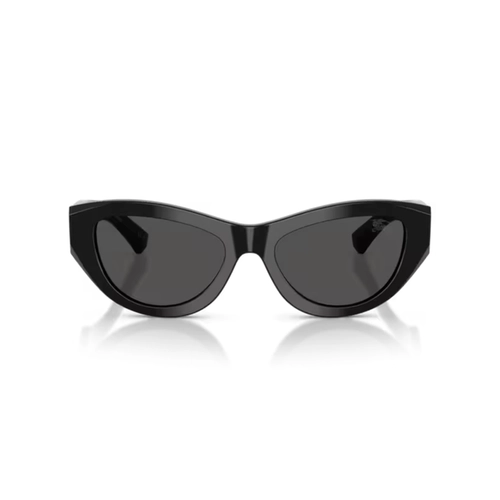 Óculos de Sol Burberry 0BE4502 30018753 Acetato Preto com lentes na cor Cinza Escuro