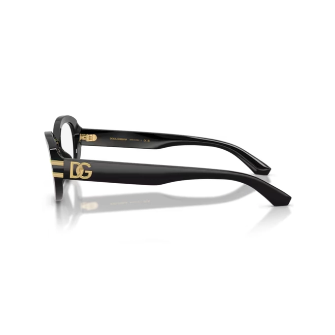 Óculos de Grau Dolce & Gabbana 0DG3455 501 54 Acetato Preto 3