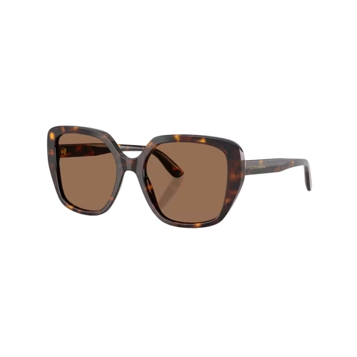 Óculos de Sol Dolce & Gabbana 0DG4569 502/7354 Acetato Marrom Mesclado com lentes na cor Marrom Escuro