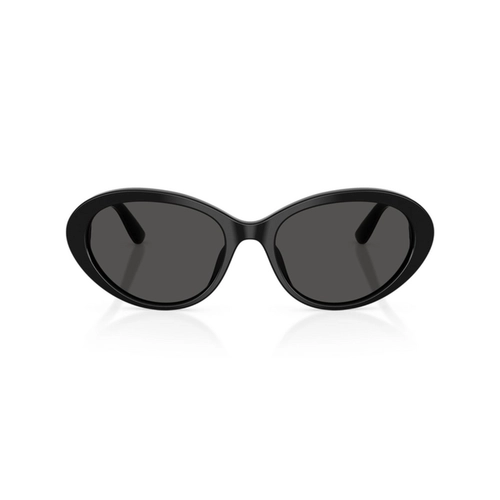 Óculos de Sol Dolce & Gabbana 0DG4570 501/8753 Acetato Preto com lentes na cor Cinza Escuro