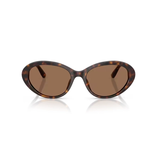 Óculos de Sol Dolce & Gabbana 0DG4570 502/7353 Acetato Marrom Mesclado com lentes na cor Marrom Escuro