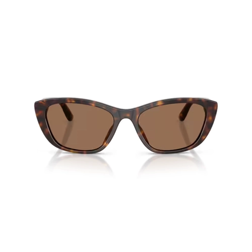 Óculos de Sol Dolce & Gabbana 0DG4571 502/7356 Acetato Marrom Mesclado com lentes na cor Marrom Escuro