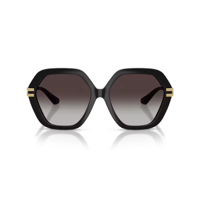 Óculos de Sol Dolce & Gabbana 0DG6210 501/8G56 Acetato Preto com lentes na cor Cinza Degradê 2