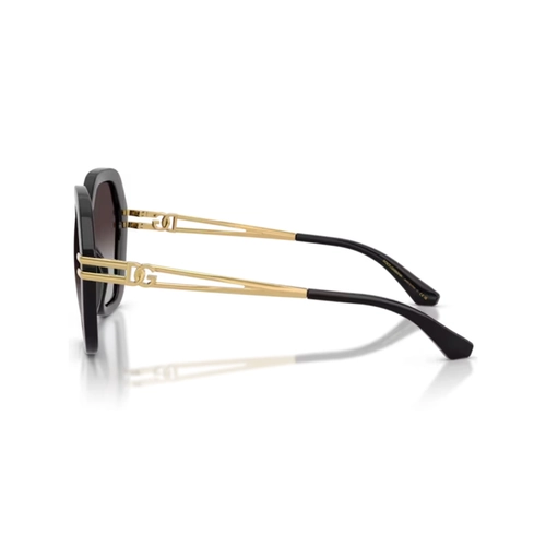 Óculos de Sol Dolce & Gabbana 0DG6210 501/8G56 Acetato Preto com lentes na cor Cinza Degradê