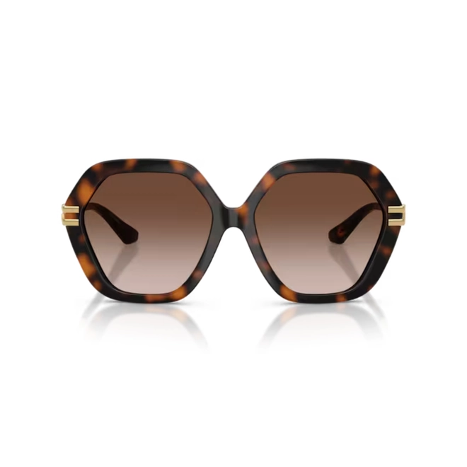 Óculos de Sol Dolce & Gabbana 0DG6210 502/1356 Acetato Marrom Mesclado com lentes na cor Marrom Degradê 2