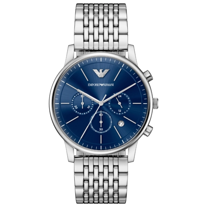 Relógio Emporio Armani Minimalist Cronógrafo - AR11771B1 D1SX Azul 1