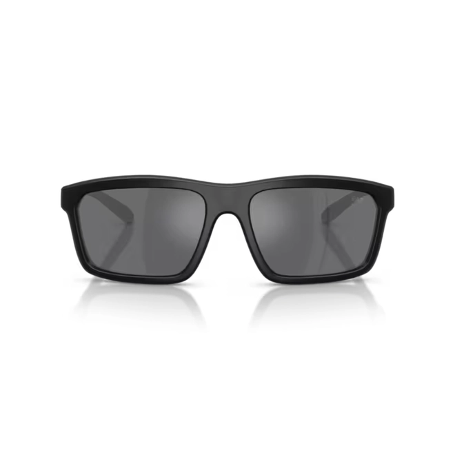 Óculos de Sol Emporio Armani EA7 0Q74014 62888757 Acetato Preto Fosco com lentes na cor Cinza Espelhado 2