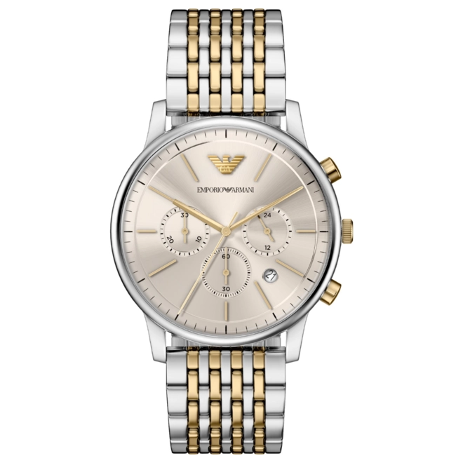Relógio Emporio Armani Minimalist Cronógrafo - AR11773B1 I1SK Bicolor 1