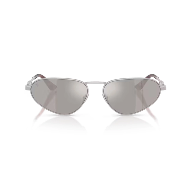 Óculos de Sol Ferrari 0FH1038 103/6G59 Metal Prata com lentes na cor Cinza Espelhado 2