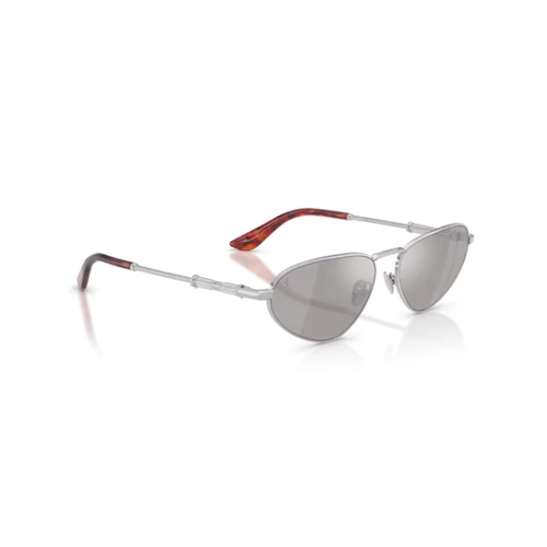 Óculos de Sol Ferrari 0FH1038 103/6G59 Metal Prata com lentes na cor Cinza Espelhado
