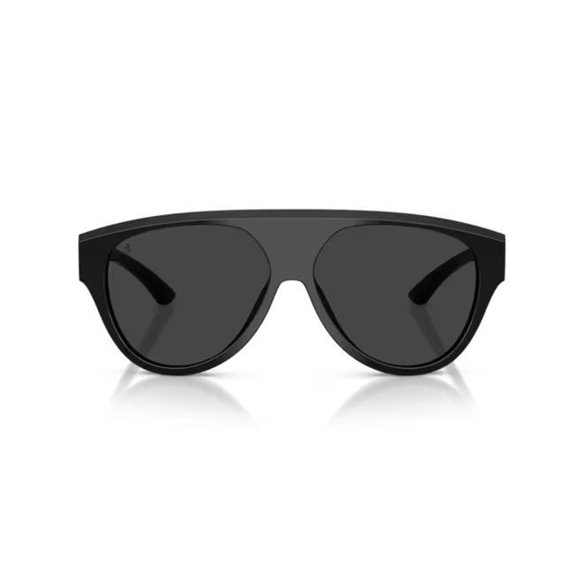 Óculos de Sol Ferrari 0FH2024U 701/4861 Acetato Preto com lentes na cor Fumê Polarizado 2