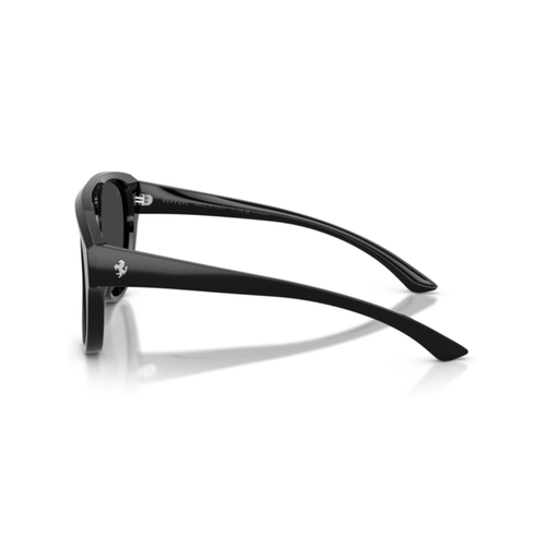 Óculos de Sol Ferrari 0FH2024U 701/4861 Acetato Preto com lentes na cor Fumê Polarizado
