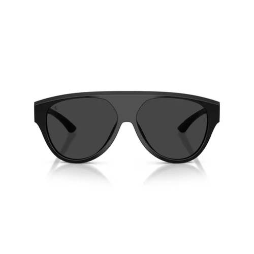 Óculos de Sol Ferrari 0FH2024U 701/4861 Acetato Preto com lentes na cor Fumê Polarizado