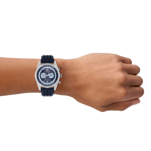 Relógio Emporio Armani Racer Cronógrafo - AR11781B1 D1DX Azul