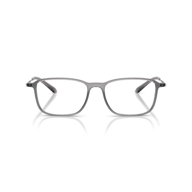 Óculos de Grau Giorgio Armani 0AR7294U 6489 55 Acetato Cinza Transparente 2