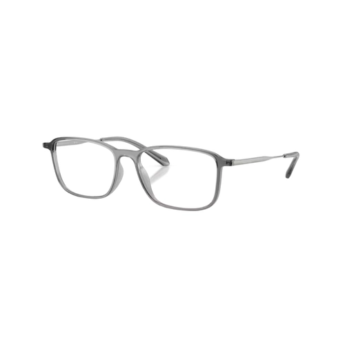 Óculos de Grau Giorgio Armani 0AR7294U 6489 55 Acetato Cinza Transparente