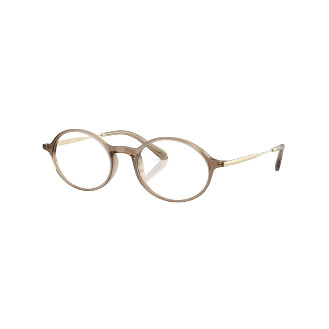 Óculos de Grau Giorgio Armani 0AR7295U 6483 52 Acetato Verde Transparente 1