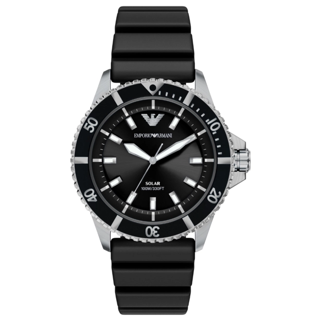 Relógio Emporio Armani World Explorer Solar - AR11788B1 P1PX Preto 1