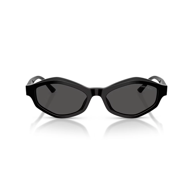 Óculos de Sol Jimmy Choo 0JC5077U 50008752 Acetato Preto com lentes na cor Cinza 2