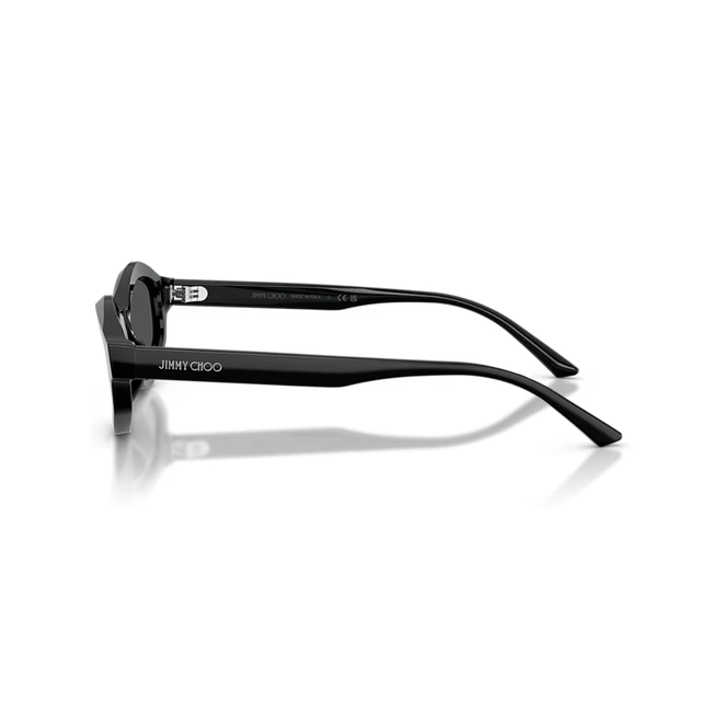 Óculos de Sol Jimmy Choo 0JC5077U 50008752 Acetato Preto com lentes na cor Cinza 3
