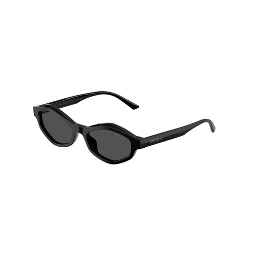Óculos de Sol Jimmy Choo 0JC5077U 50008752 Acetato Preto com lentes na cor Cinza