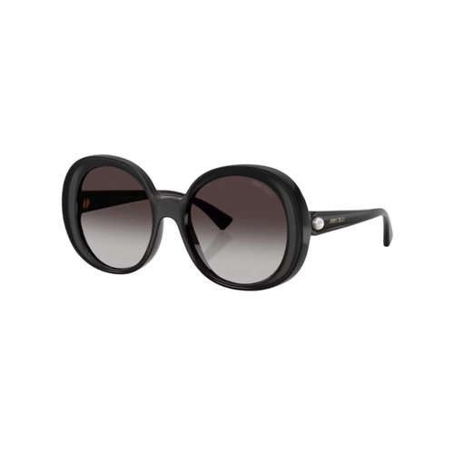 Óculos de Sol Jimmy Choo 0JC6004HU 50008G53 Acetato Preto com lentes na cor Cinza Degradê