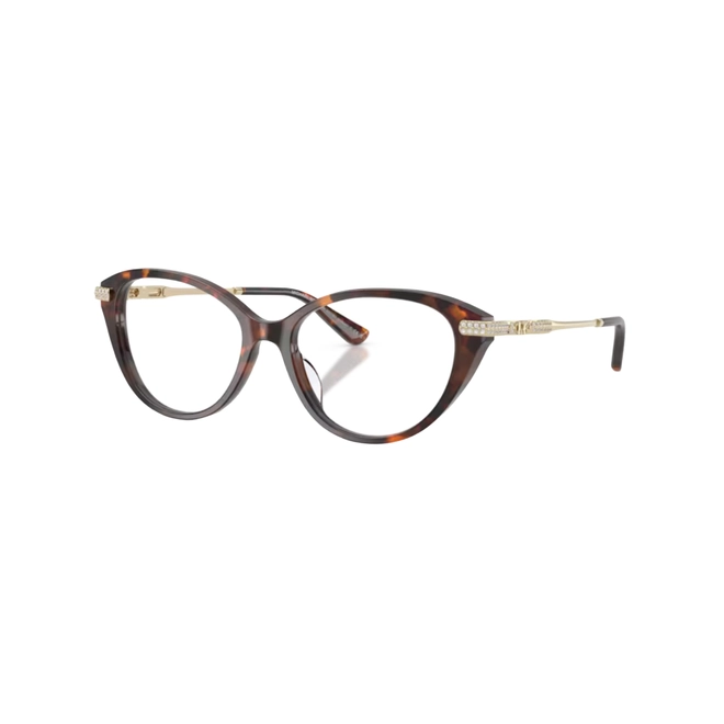 Óculos de Grau Michael Kors 0MK4207BU 4031 53 Acetato Marrom Mesclado 1