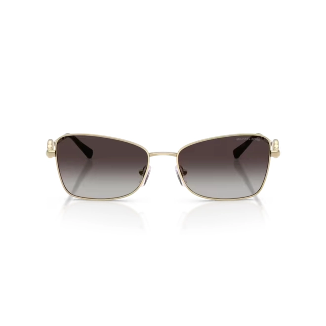 Óculos de Sol Michael Kors 0MK1187 10148G56 Metal Dourado com lentes na cor Cinza Degradê 2