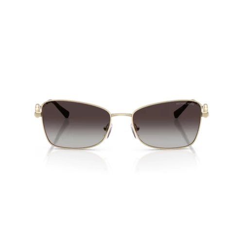 Óculos de Sol Michael Kors 0MK1187 10148G56 Metal Dourado com lentes na cor Cinza Degradê