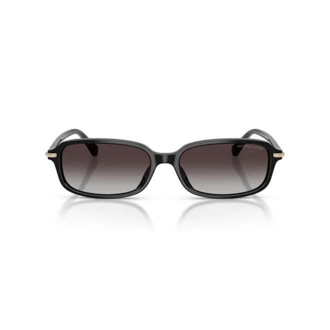 Óculos de Sol Michael Kors 0MK2288U 39148G56 Acetato Preto com lentes na cor Cinza Degradê 2