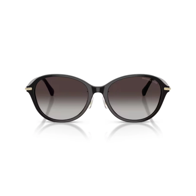 Óculos de Sol Michael Kors 0MK2289D 30058G55 Acetato Preto com lentes na cor Cinza Degradê 2