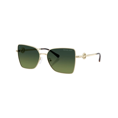Óculos de Sol Michael Kors 0MK1186 10143M56 Metal Dourado com lentes na cor Verde Oliva Polarizado