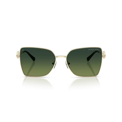Óculos de Sol Michael Kors 0MK1186 10143M56 Metal Dourado com lentes na cor Verde Oliva Polarizado