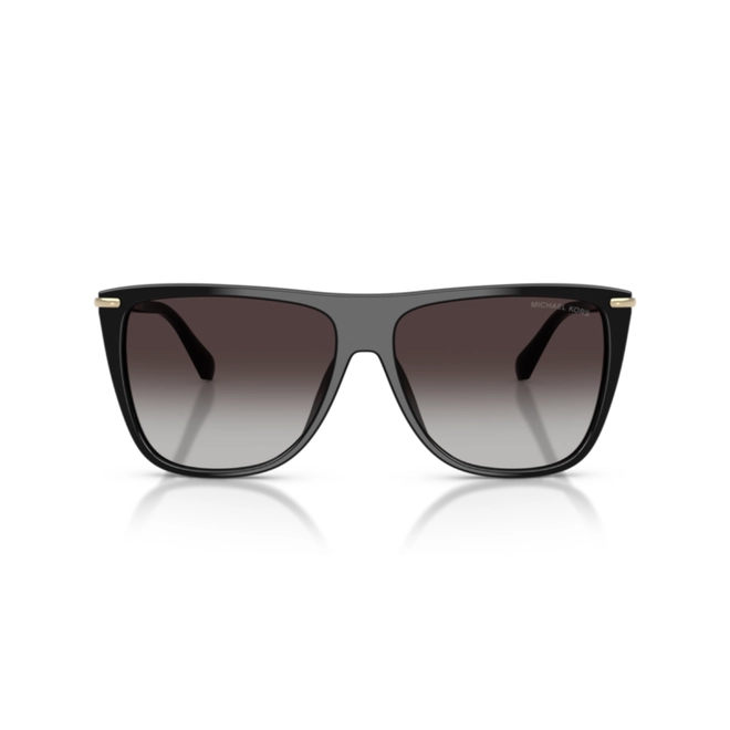 Óculos de Sol Michael Kors 0MK2287U 30058G58 Acetato Preto com lentes na cor Cinza Degradê 2