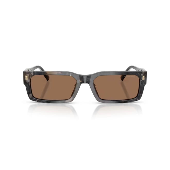 Óculos de Sol Michael Kors 0MK2296U 39457356 Acetato Preto Mesclado com lentes na cor Marrom 2