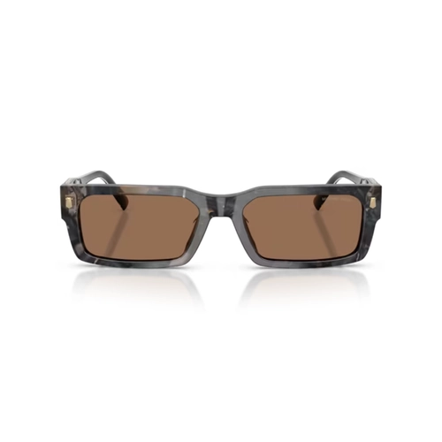 Óculos de Sol Michael Kors 0MK2296U 39457356 Acetato Preto Mesclado com lentes na cor Marrom