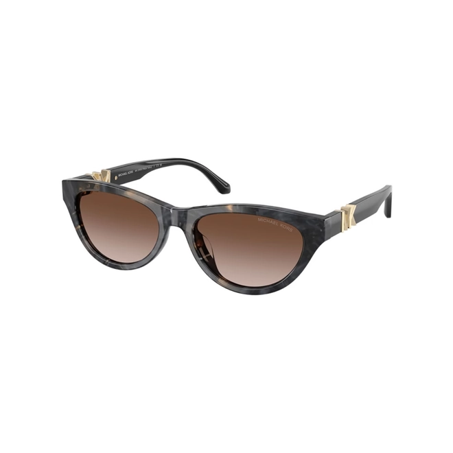 Óculos de Sol Michael Kors 0MK2293U 39451354 Acetato Preto Mesclado com lentes na cor Marrom Degradê 1