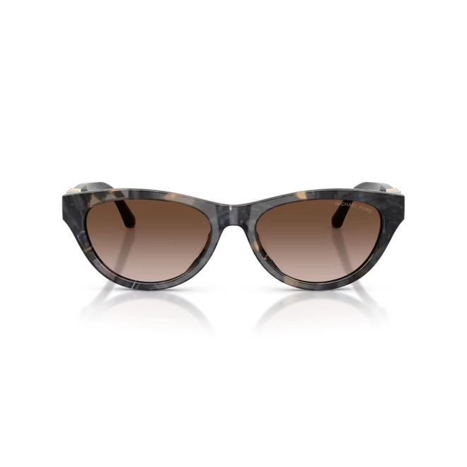 Óculos de Sol Michael Kors 0MK2293U 39451354 Acetato Preto Mesclado com lentes na cor Marrom Degradê 2