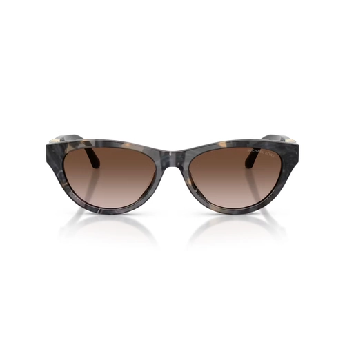 Óculos de Sol Michael Kors 0MK2293U 39451354 Acetato Preto Mesclado com lentes na cor Marrom Degradê