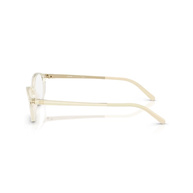 Óculos de Grau Miu Miu 0MU 05ZV 12X1O156 Acetato Transparente 3