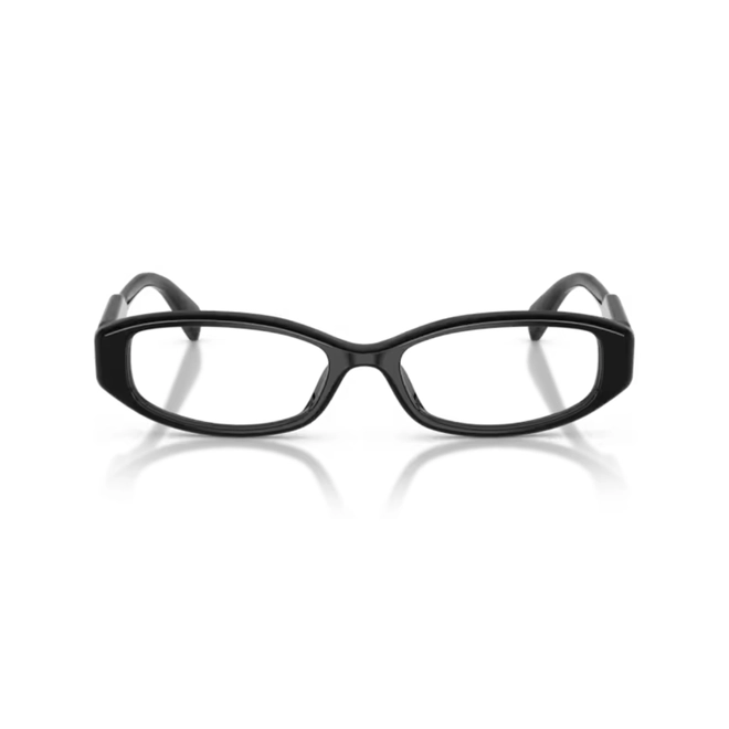 Óculos de Grau Miu Miu 0MU 06ZV 16K1O154 Acetato Preto 2