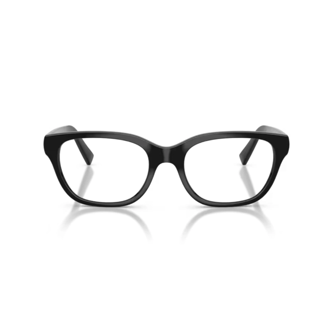 Óculos de Grau Miu Miu 0MU 07ZV 1AB1O154 Acetato Preto 2